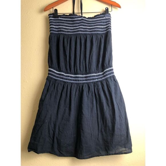 Old Navy Strapless Cotton Black Dress size M - Picture 2 of 11